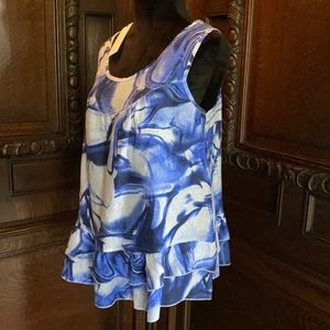 NWT 100% Linen Piazza Del Tempio Top